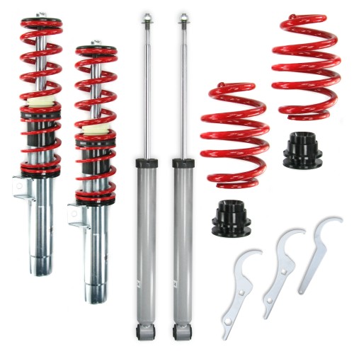 Redline Coilover Kit suitable for BMW E46 4 and 6 cylinder all models year 1998 - 2005