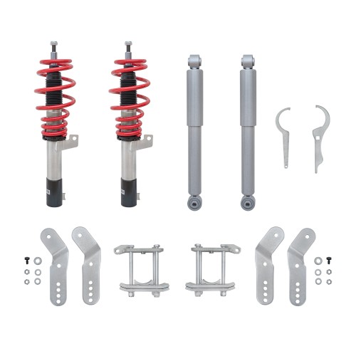 Redline Coilover Kit suitable for VW Caddy 3 (2KA/2KB) 1.2, 1.6, 2.0, 2.0SDi, 1.6TDi, 1.9TDi year 2004-, except DSG models or vehicles with four-wheel drive