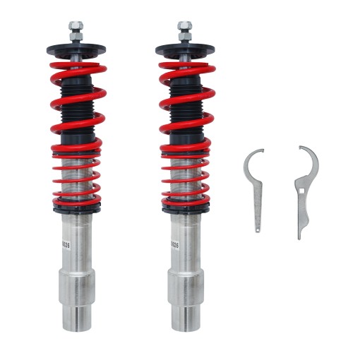 Kit suspension combiné fileté Redline  Amortisseurs filetés / serie - Qualité Allemande approprié pour  BMW 5 ème Série  E61 Touring, 04-10, ( AV), AR sans contrôle de niveau,