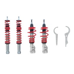 Kit suspension combinÃ© filetÃ© Redline  Amortisseurs filetÃ©s / filetÃ©s - QualitÃ© Allemande appropriÃ© pour Seat Ibiza 6K Mod. 7.1999 - 3.2002