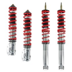 Redline Coilover Kit suitable for VW Golf 3, Vento year 10.1991 - 9.1997 (1HXO), Golf 3 Cabrio (1EXO) incl. VR6, except Variant and vehicles with four-wheel drive