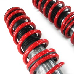 Redline Coilover Kit suitable for VW Golf 3, Vento year 10.1991 - 9.1997 (1HXO), Golf 3 Cabrio (1EXO) incl. VR6, except Variant and vehicles with four-wheel drive