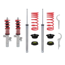 Redline Gewindefahrwerk passend für Ford Focus 2 1.6/Ti/ 1.8/ 2.0/ 1.6TDCi/ 1.8TDCi/ 2.0TDCi/ ST 2.5 nicht für Cabrio/ Turnier, 10.04-2010
