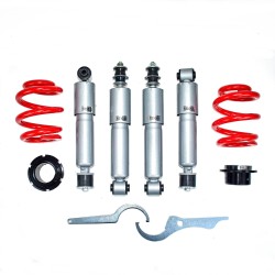 Redline Coilover Kit suitable for VW T4 Transporter, Syncro, Multivan, Caravelle and Bus year 1991 - 2003 FA torsion bars