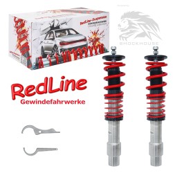 Kit suspension combinÃ© filetÃ© Redline  Amortisseurs filetÃ©s / filetÃ©s - QualitÃ© Allemande appropriÃ© pour  BMW E39 Touring 520i/ 523i/ 525i/ 528i/ 530i/ 520D/ 525D/ TD/ TDS/ 530D, ( AV), AR sans contrÃ´le de niveau,  97-03,(Homologation)